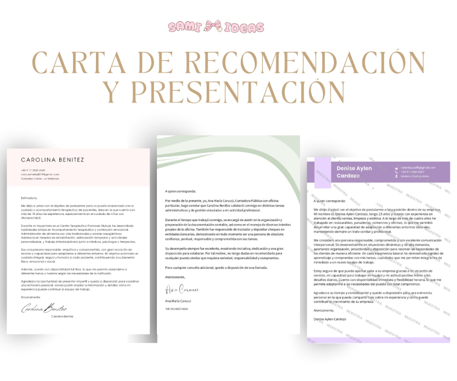 Cartas laborales